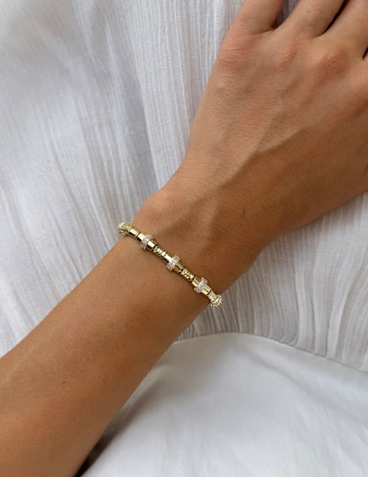İTHAL TAŞLI GOLD BİLEKLİK