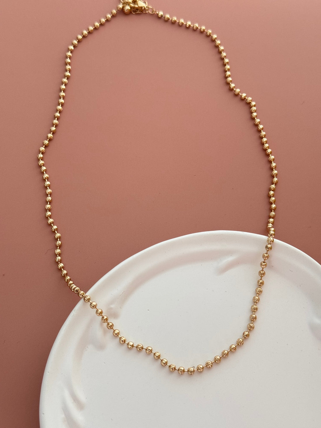 İTHAL DORİKA ROSE GOLD ÇELİK KOLYE