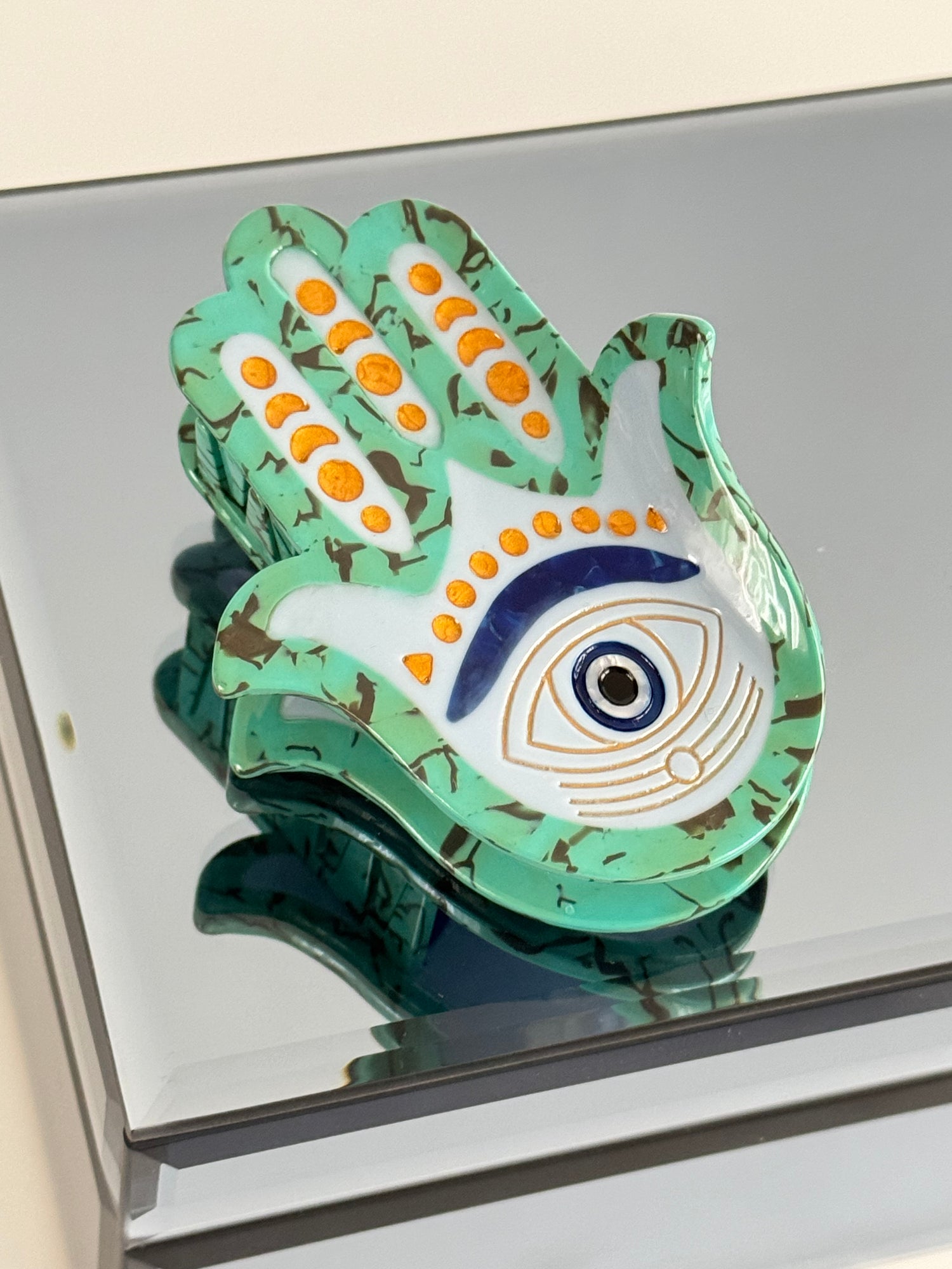 İTHAL FATIMA ANA ELİ KEMİK MANDAL TOKA