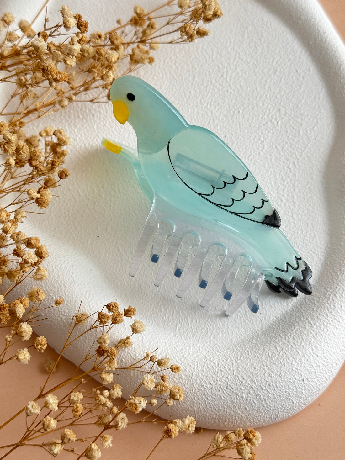 İTHAL KUŞ DESENLİ MANDAL TOKA