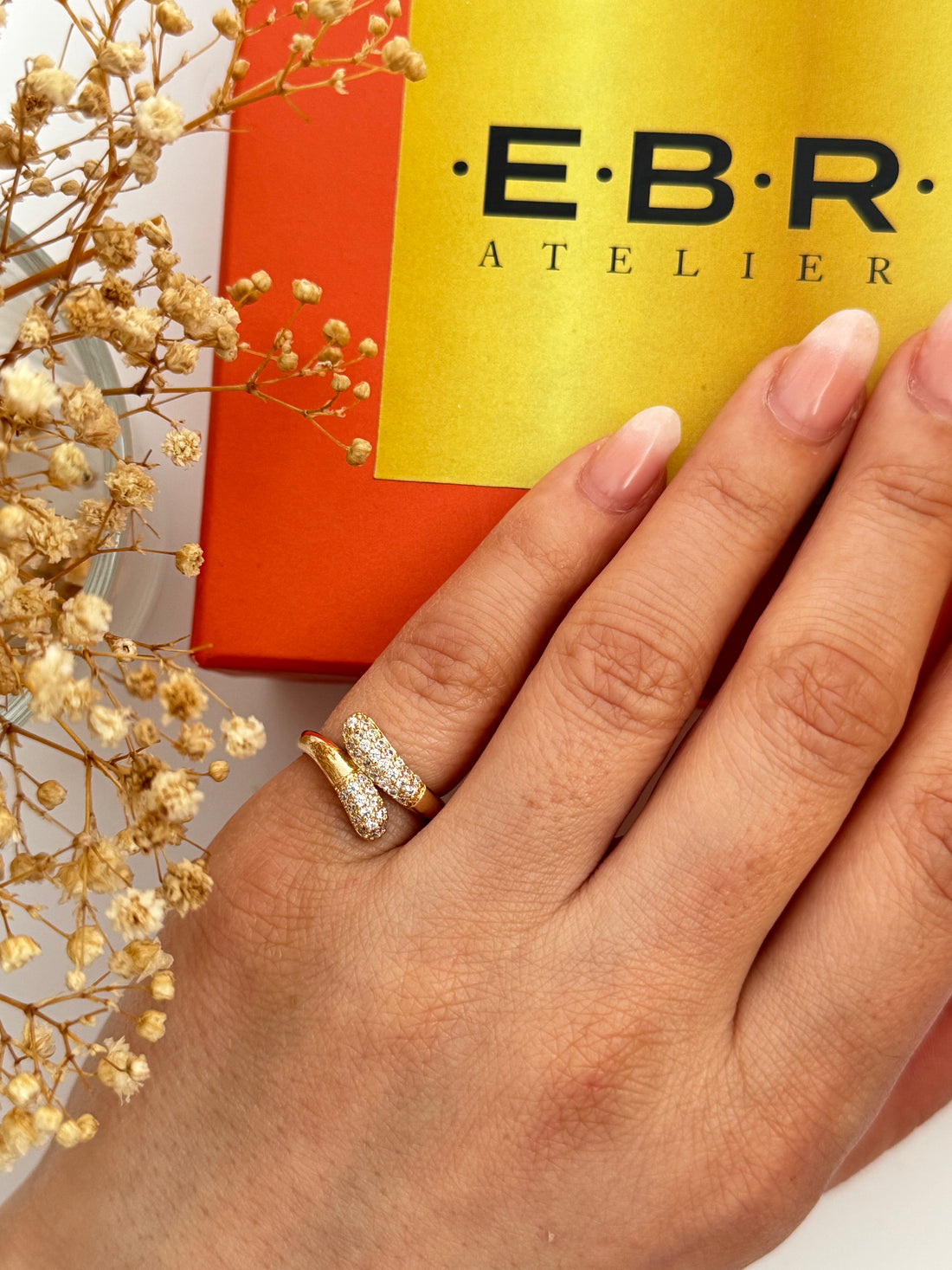 EON TAŞ DETAYLI SİLVER SERÇE PARMAK AYARLANABİLİR YÜZÜK