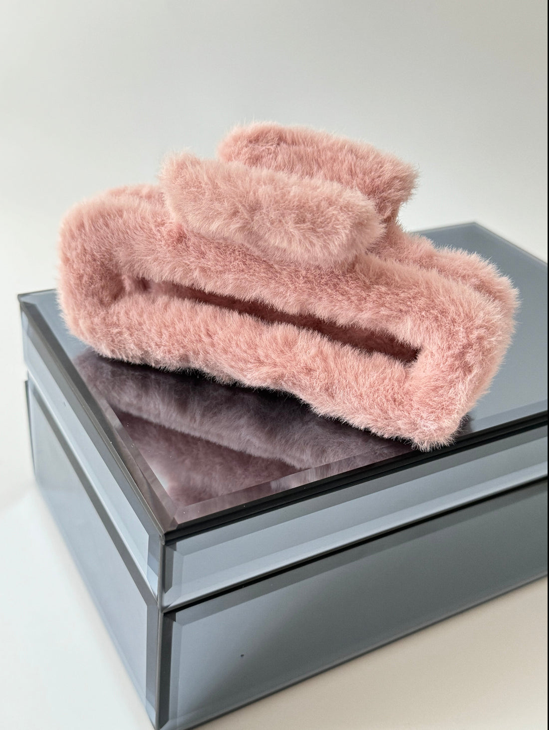 İTHAL PEMBE DİKDÖRTGEN BÜYÜK BOY PELUŞ MANDAL TOKA