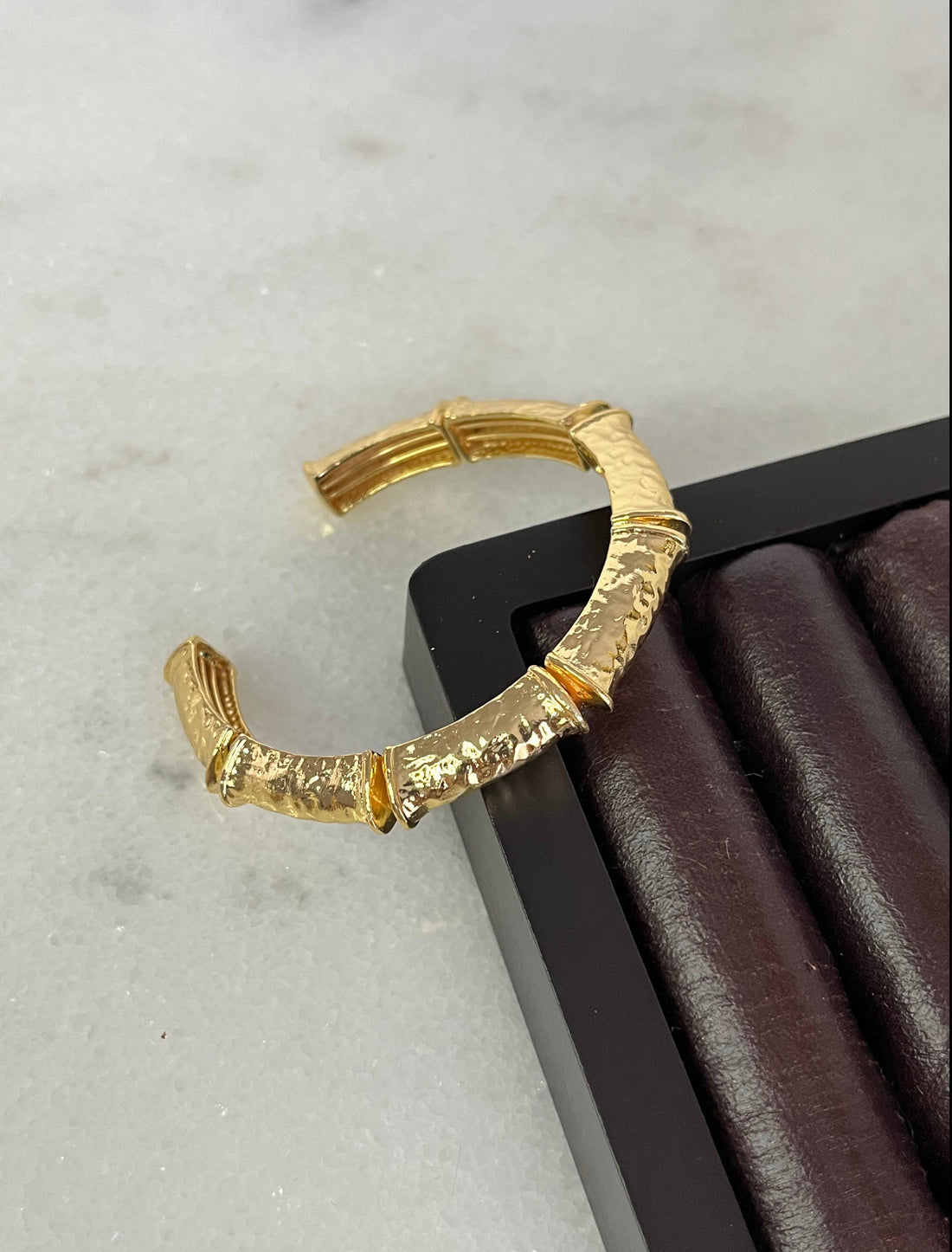 MİHRİ DESENLİ ALTIN KAPLAMA AYARLANABİLİR GOLD KELEPÇE BİLEKLİK