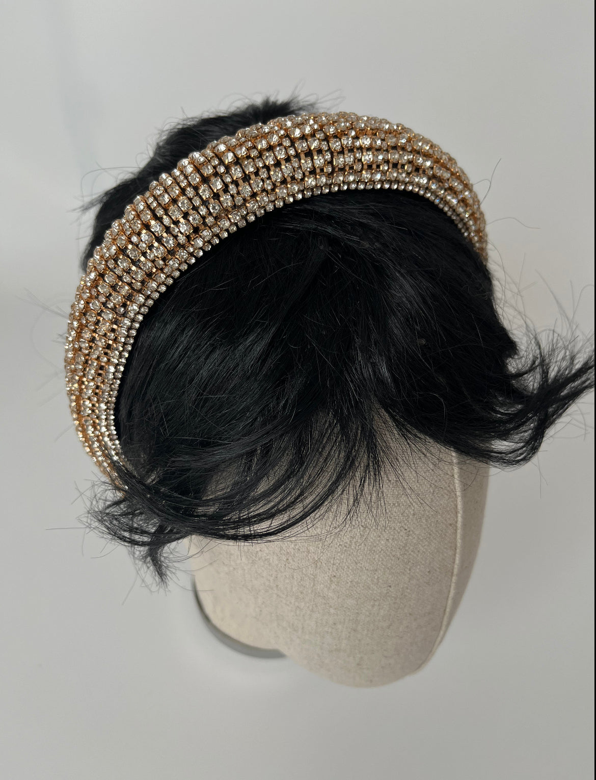 SİTARE İTHAL BOMBELİ GOLD TAŞLI TAÇ