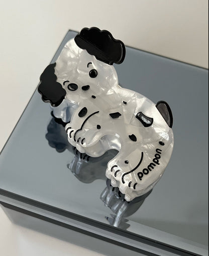 İTHAL KÖPEK DESENLİ KEMİK MANDAL TOKA