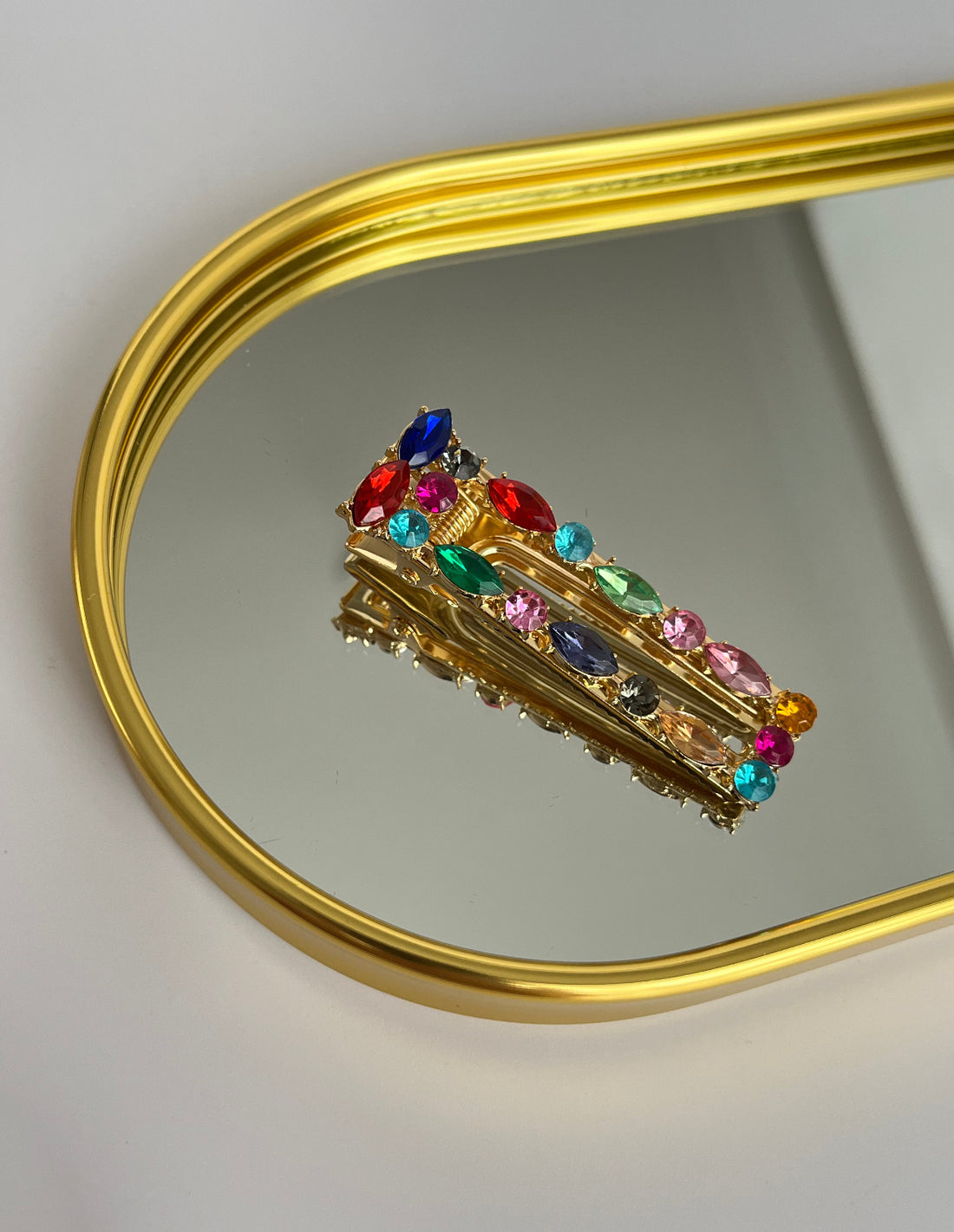 İTHAL RENKLİ TAŞLI METAL KISKAÇ TOKA