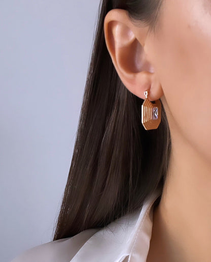 PİRAMİT GOLD KÜPE